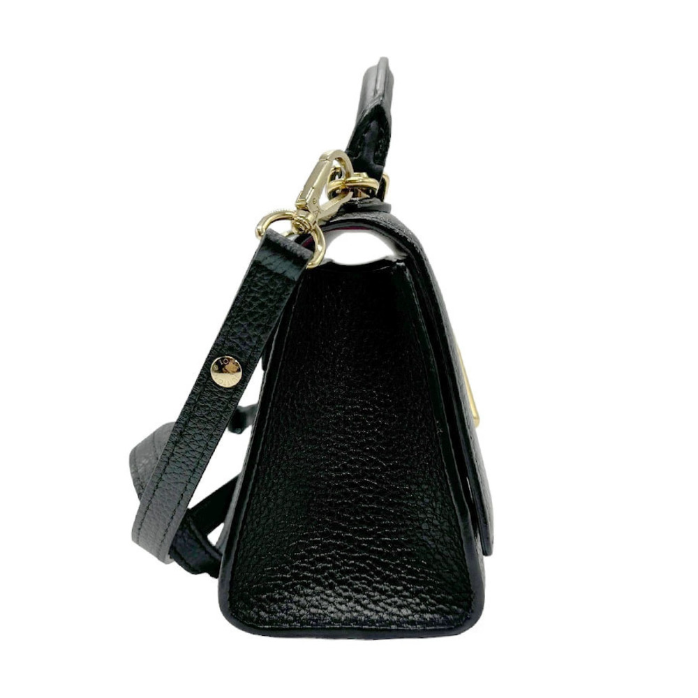Louis Vuitton Handle Leather Black One Twist 2way Shoulder Noir Bag Black